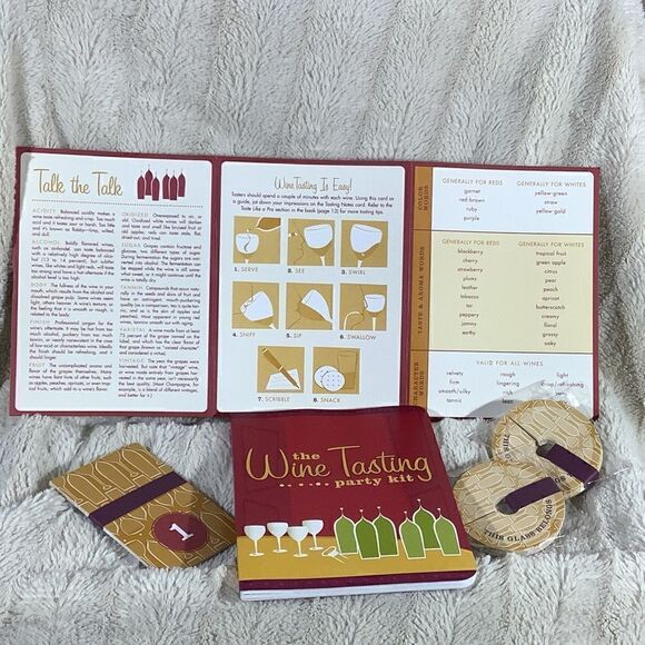 Wine Tasting Party Kit NWOT - Picture 5 of 7